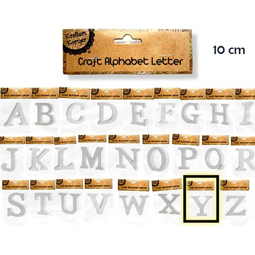 10cm Alphabet Letters- Y