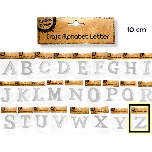10cm Alphabet Letters- Z