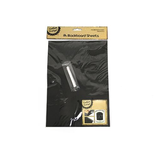 A4 Chalkboard Sheets Pk4