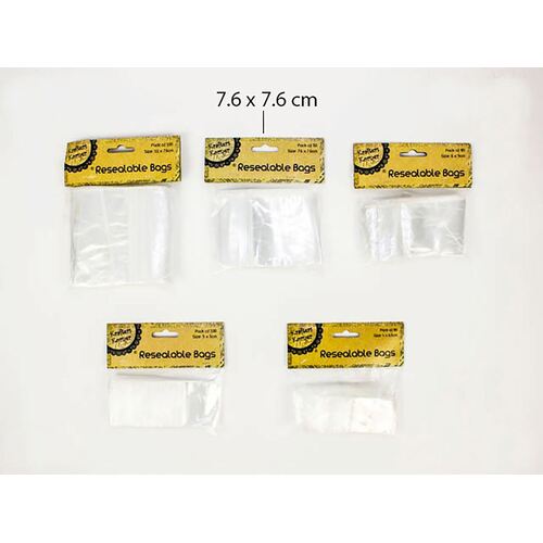 Resealable Bags Pk50