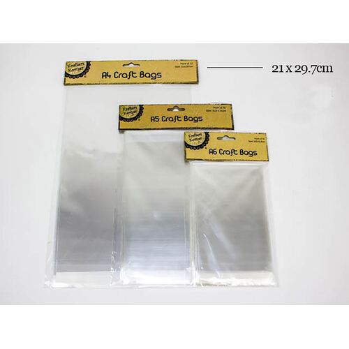 A4 Opp Bag Pk12