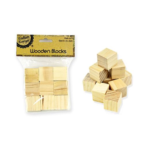 Wooden Blocks Pk9