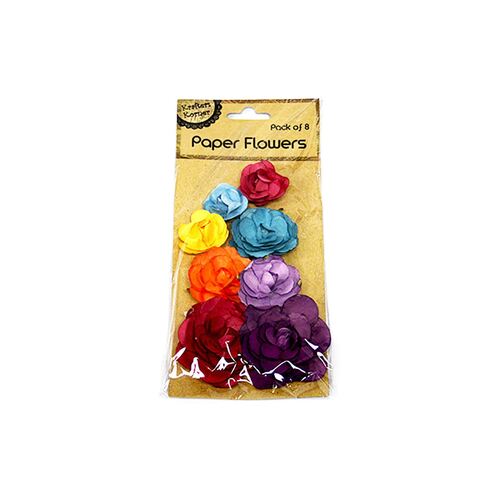 Paper Flowers Pk8