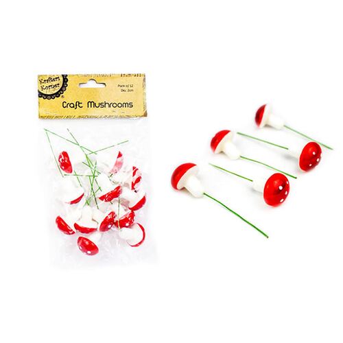 Mini Mushrooms Pk12