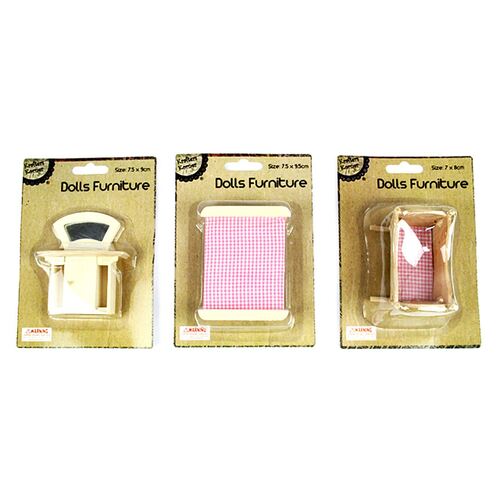 Craft Doll Funiture Set of 3