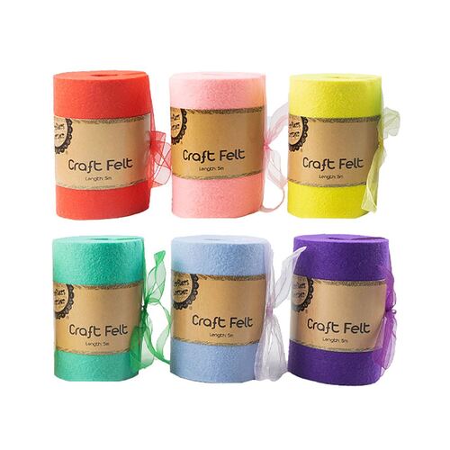 Felt Roll With Ribbon