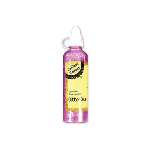 120ml Craft Glitter Glue - Purple