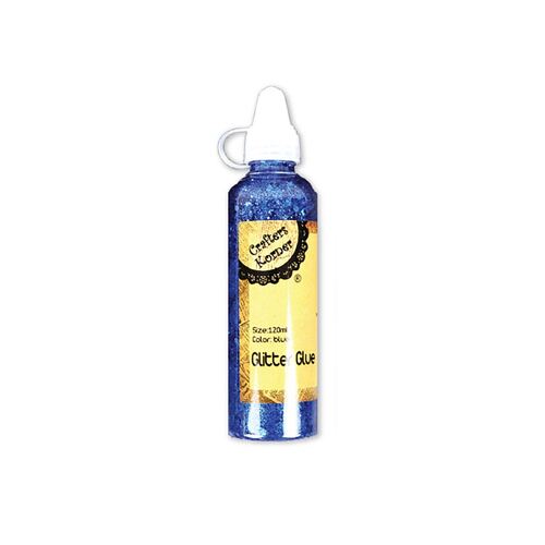 120ml Craft Glitter Glue - Blue