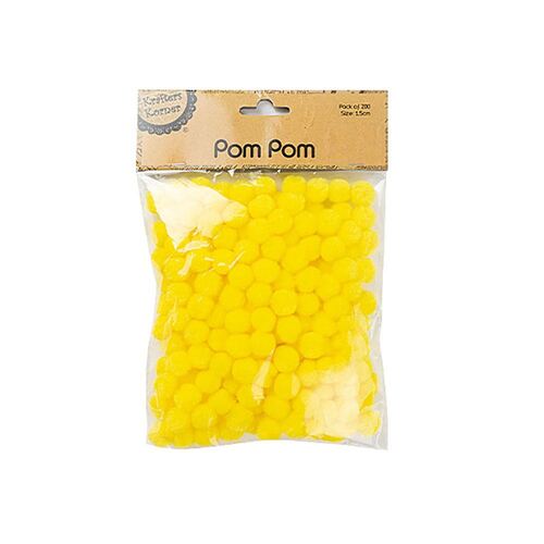  Pom Pom Pk 200- Yellow