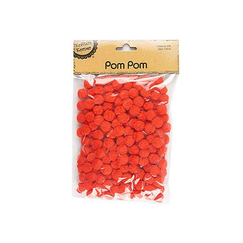  Pom Pom Pk 200- Red