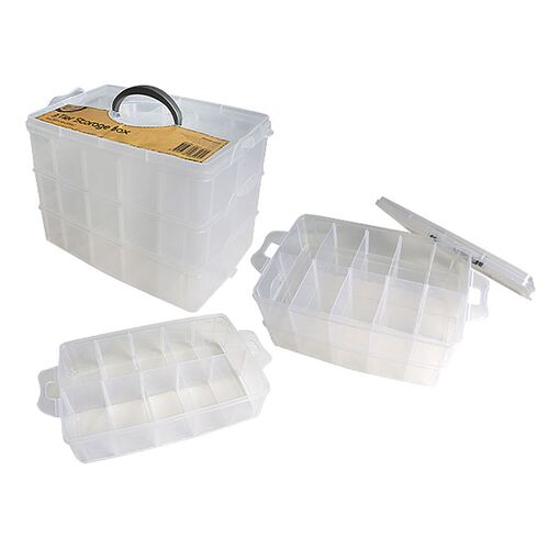  3 Tier Compartment Snap Box