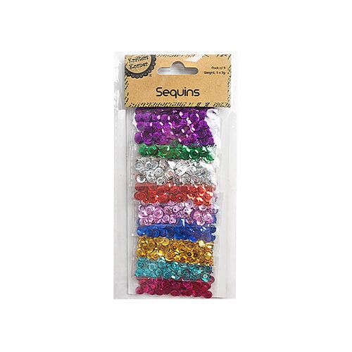 Metallic 3g Sequins 9 Pack
