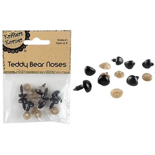 Teddy Noses Screw-in Pk8