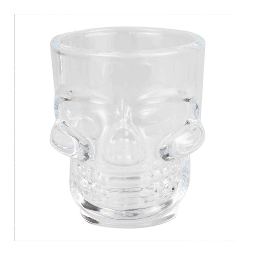 Deadly Soiree Glass Skull Party Shot Glasses 4 Pack