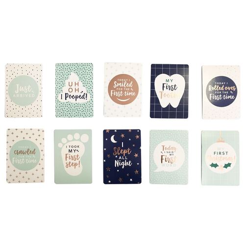 Baby Milestone Card 30 Pack