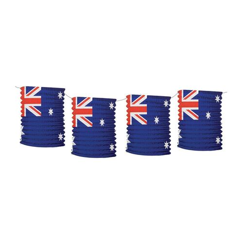 Australia Day Flag Paper Lantern Garland
