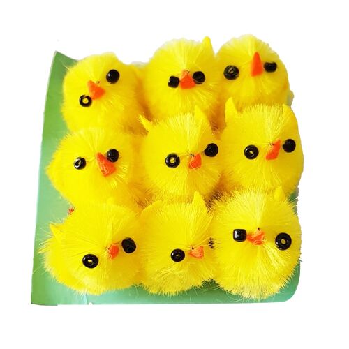 Mini Easter Chicks Yellow 9 Pack