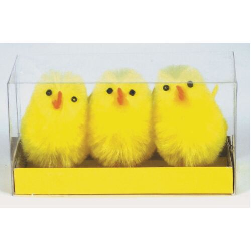 Easter Chicks Yellow 3 Pack