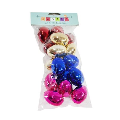 Metallic Mini Easter Egg 16 Pack