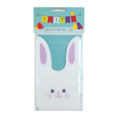 Bag Treat Easter Bunny 17cm 10 Pack