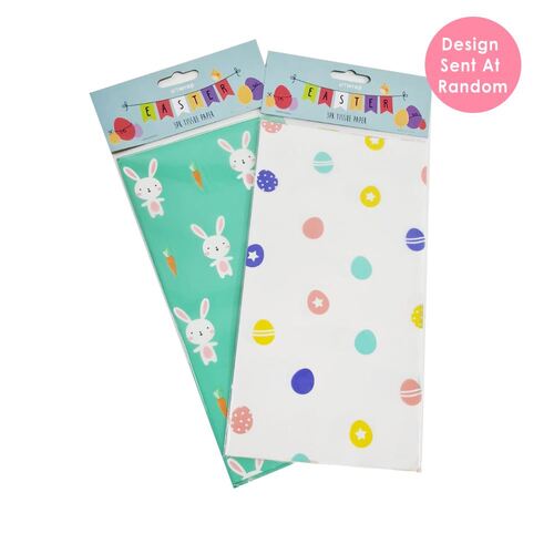 Easter Printed Tissue Sheets 3 Pack
