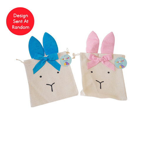 Easter Bunny Velvet Bag Assorted