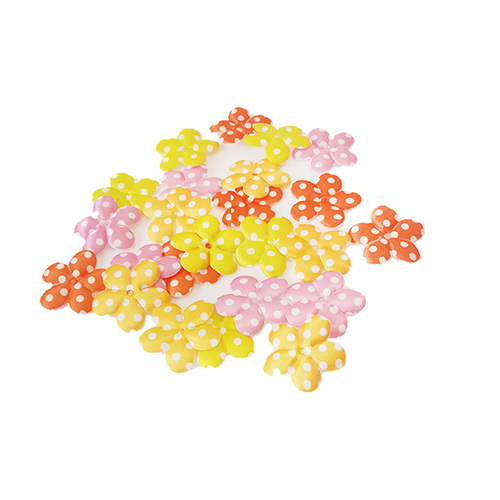 Easter Fabric Flower Decorations 24 pack 