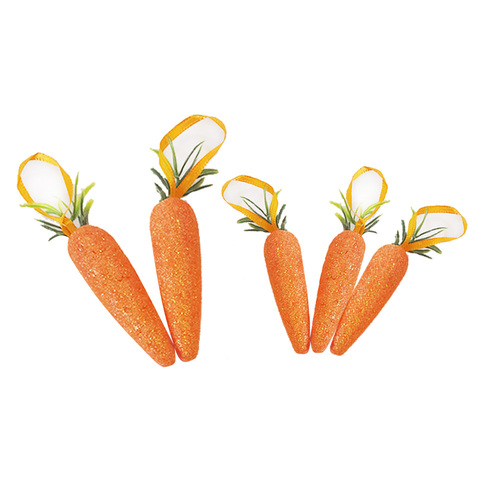 Easter Carrot Decoration Mixed 5 pack 