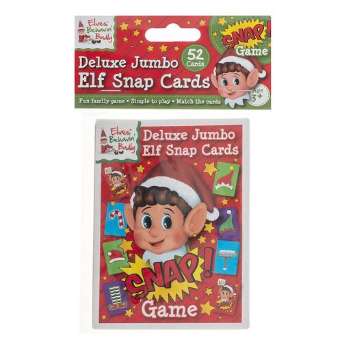 Elves Behaving Badly Jumbo Elf Snap Cards 52 Pack