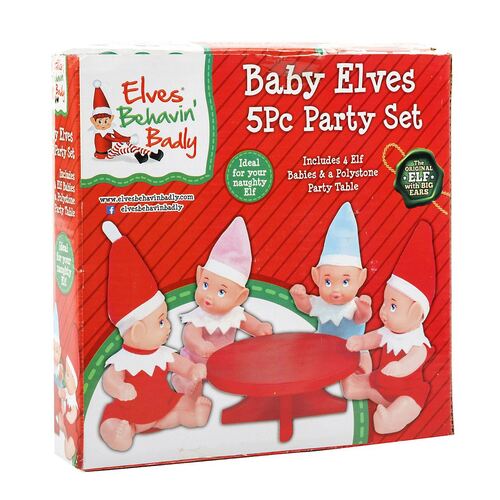 Elves Behaving Badly Elf Party Set 5 Pc