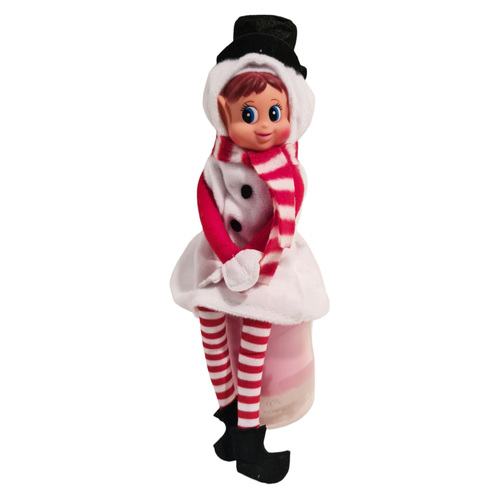 Xmas Elves BB Elf Plush Snowman Outfit