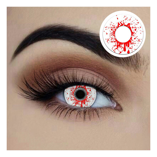Starry Eyed Yearly Lenses - Blood Splatter