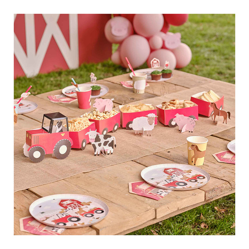 Farm Friends Tractor & Trailer Farm Party Treat Sandwich Stand