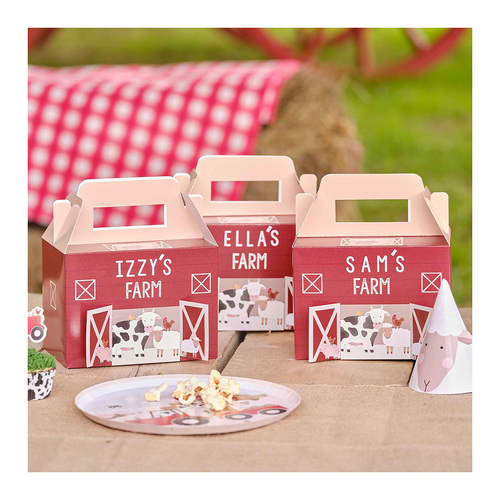 Farm Friends Customisable Barn Party Box 5 Pack