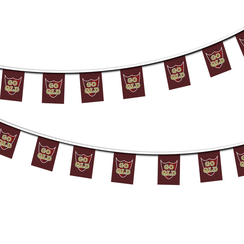 QLD Sheet Bunting 10pc