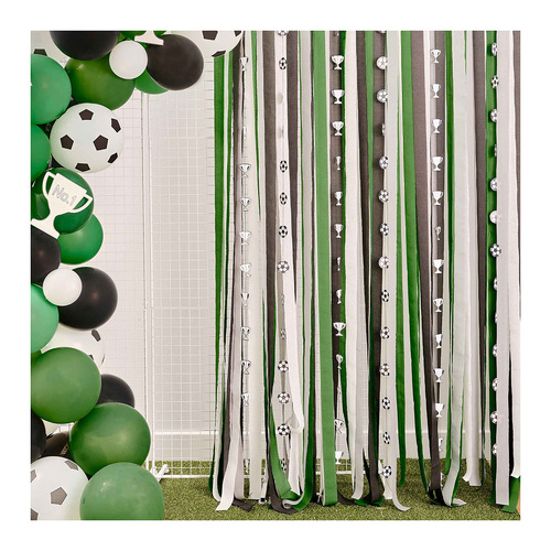 Kick Off Party Football Backdrop