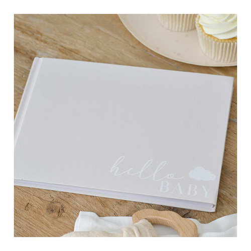 Hello Baby Shower Guest Book