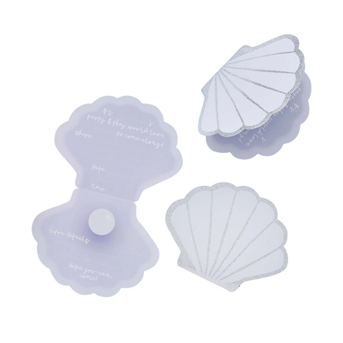 Enchanted Shell Party Invitations 10 Pack