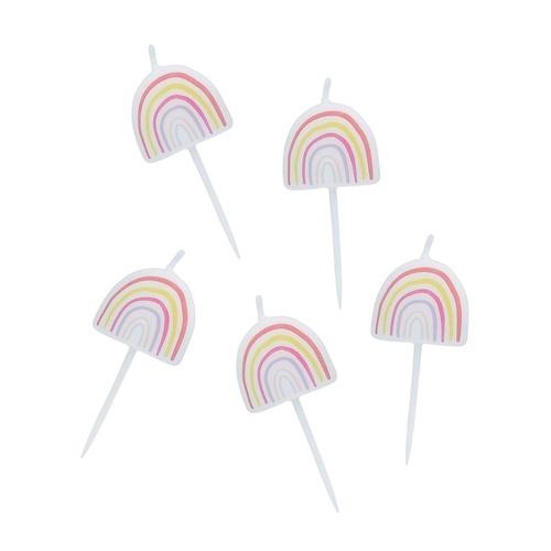 Enchanted Rainbow Candles 5 Pack