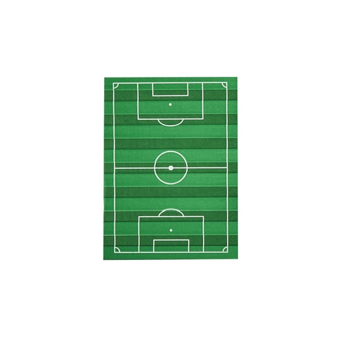 It's a Goal Football Pitch Shaped Napkins 16 Pack