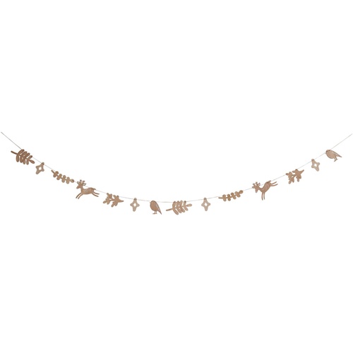 Festive Folklore Christmas Character Wooden Garland 2.5m