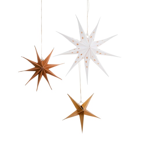 Festive Folklore Hanging Star Decoration Set