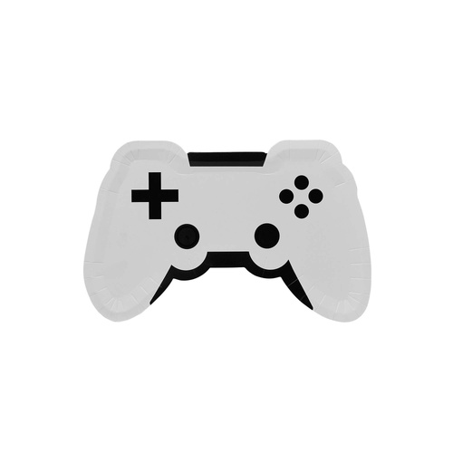 Game on! Controller Shaped Paper Plates NPC 8 Pack