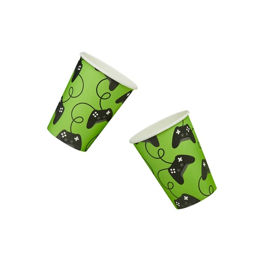 Game on! Controller Paper Cups 250ml 8 Pack