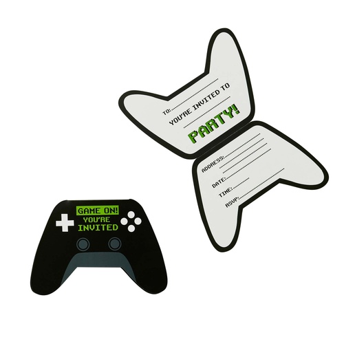 Game on! Controller Party Invitations 10 Pack