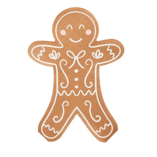 Gingerbread House Paper Napkins 16 Pack