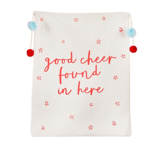 Good Cheer Gift Sack 'Good Cheer Found In Here'