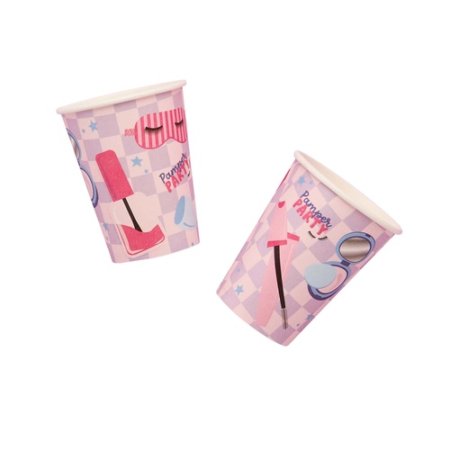 Pamper Party Paper Cups 250ml 8 Pack