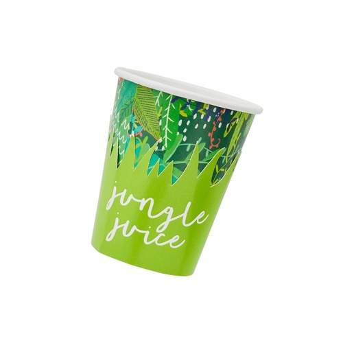 Snappy Birthday Jungle Paper Cups 250ml 10 Pack