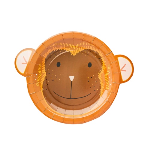 Snappy Birthday Monkey Party Plates NPC 8 Pack